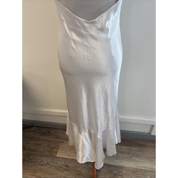 Bride Event Special Occasion May Queen Pearl White couture Dress Sz M Classy Y2K - Picture 3 of 14